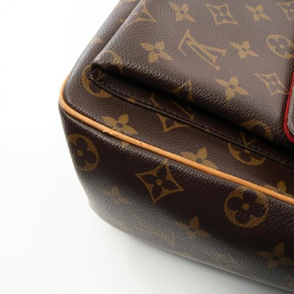 LOUIS VUITTON Brown Monogram Leather Bag - Picture 8 of 9